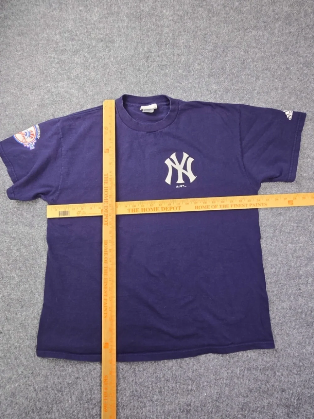 VTG Y2K 2003 New York Yankees Adidas Men XL 100th Anniversary 100 Years T Shirt